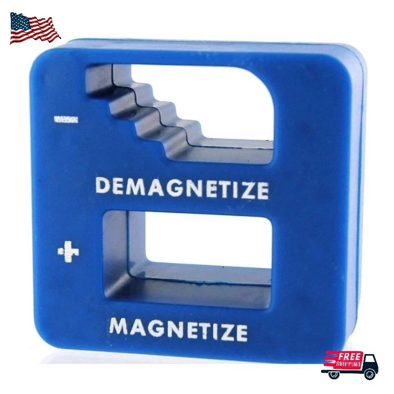 MAGNETIZER DEMAGNETIZER MAGNETIC TOOL FOR SCREWDRIVER TIPS SCREW BITS