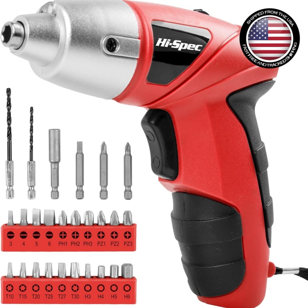 3.6V Efficient Electric Screwdriver with 26 Driver Bits - Perfect for Home Use