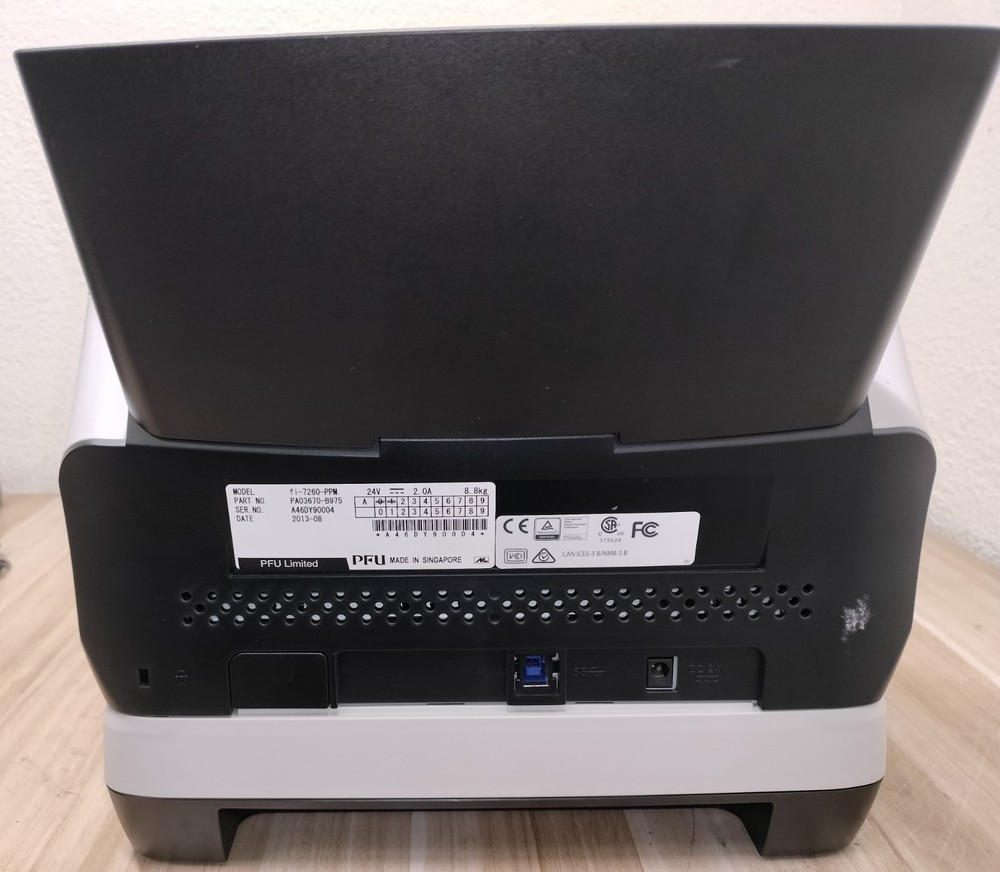 Fujitsu fi-7260 Color Duplex Document Flatbed Sheetfed Scanner