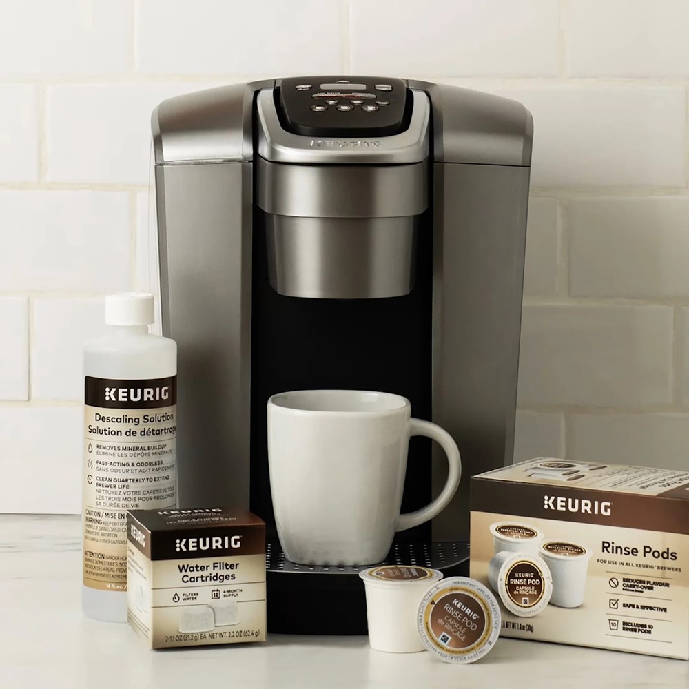 Universal Coffee Maker Descaling Solution for Single-Serve Machines, 14 fl oz