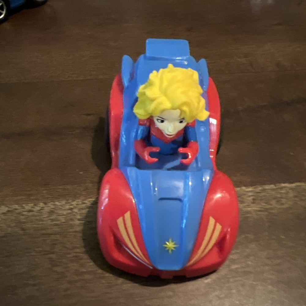 2019 JAM’N PRODUCTS CAPTAIN MARVEL SUPER HERO PULL BACK ACTION CAR