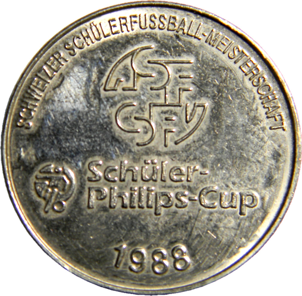 1988 Schuler-Phillips-Cup Football  Token (03688)