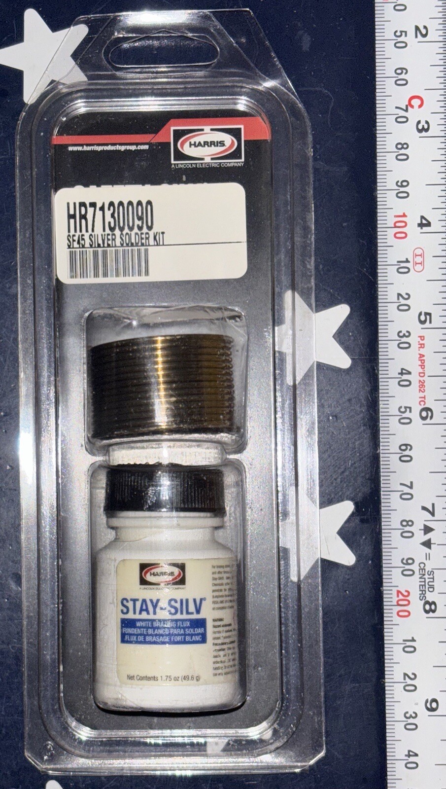 1 X Harris Safety-Silv 45 Brazing Kit 45KPOP HR7 130090 1/16” SF45 ONE KIT