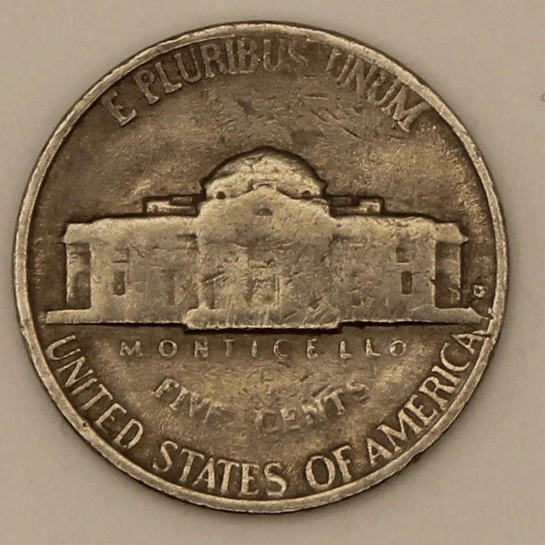 1957-D Jefferson Nickel