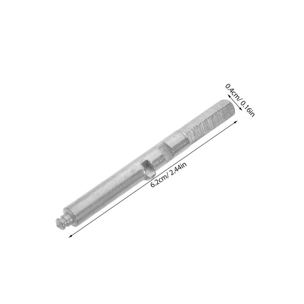 Wall Clock Movement Spring Shaft Mainspring Arbor Replacement Winder Key