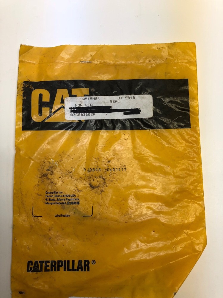 Caterpillar (Cat) 9J-9848 or 9J9848 Seal