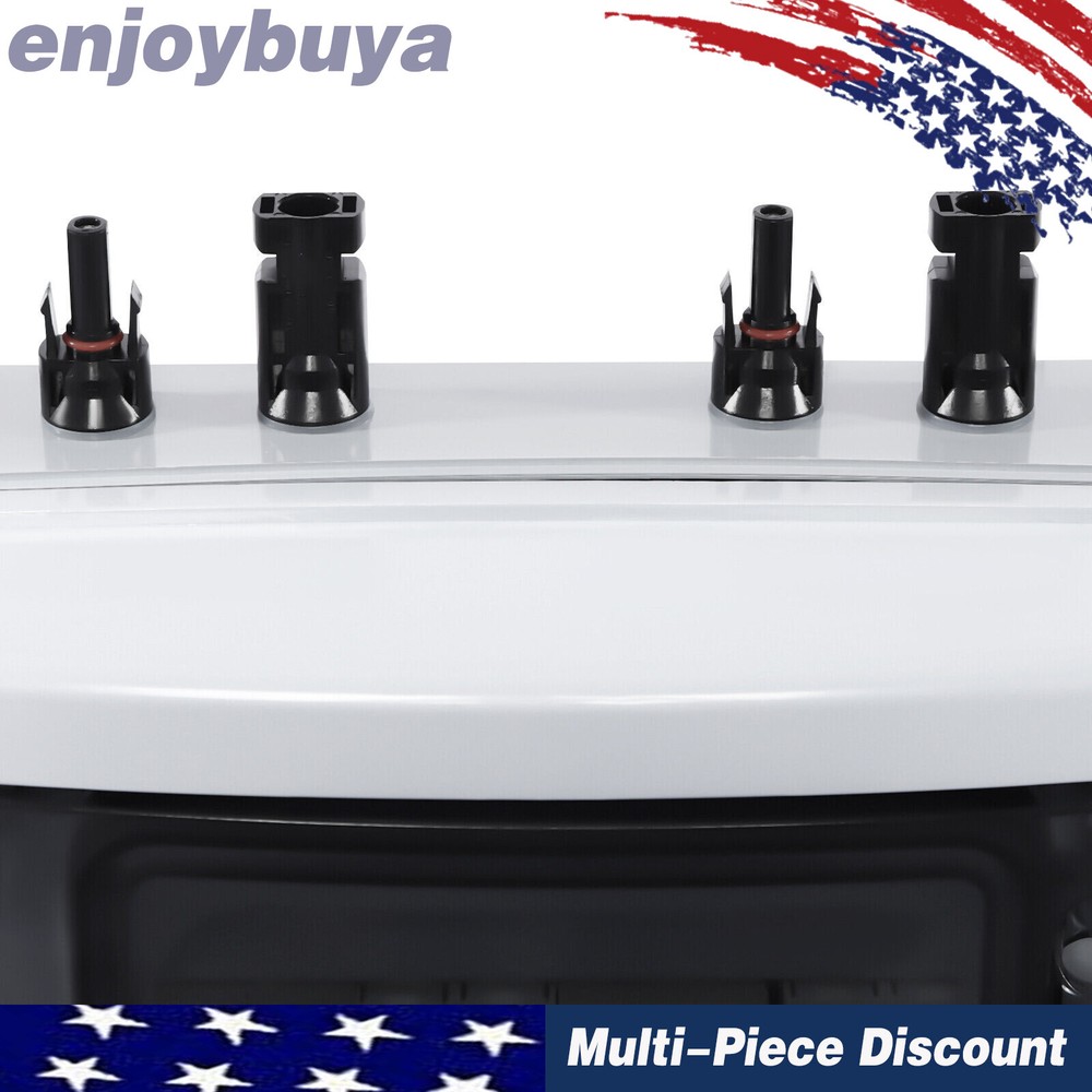 Solar Combiner Box with 2 Inputs, Overload Protection & Waterproof Design