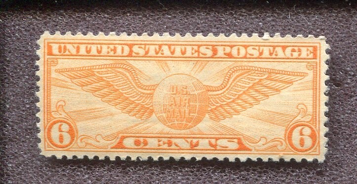 Scott No. C19 - 6c Dull Orange     MH