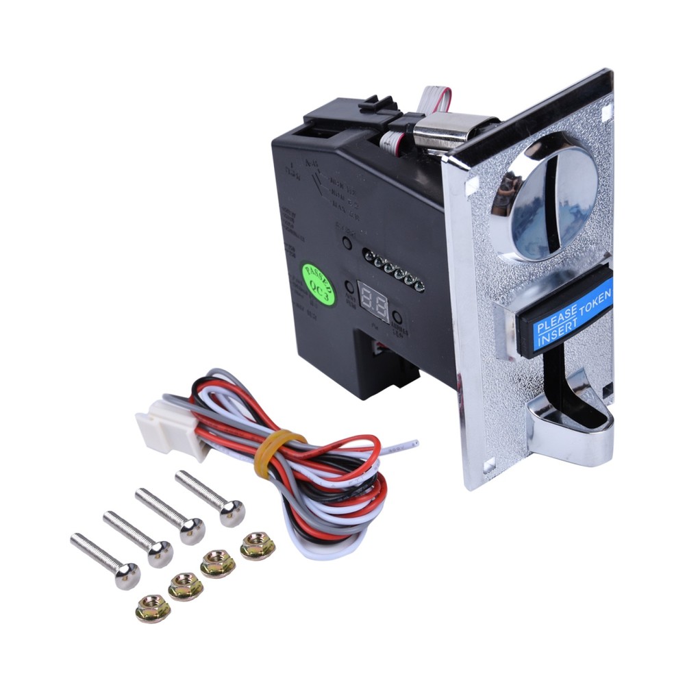 12V Multi Coin Token Acceptor Selector for Vending Machine Arcade Game Toy
