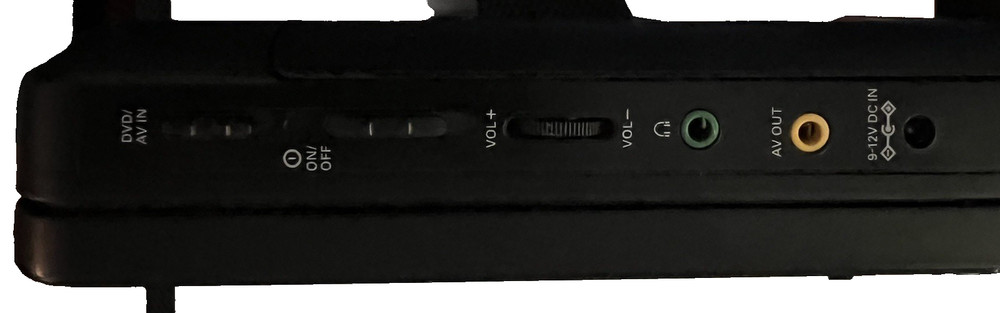 Philips Portable DVD Player PD9012M/37 w/extra Screen Tested Works!