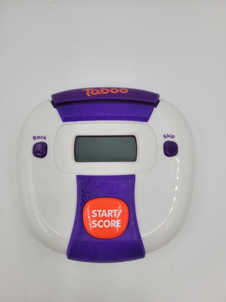 2013 TABOO Buzz'd By HASBRO Handheld Game Electronic Party Pass & Play