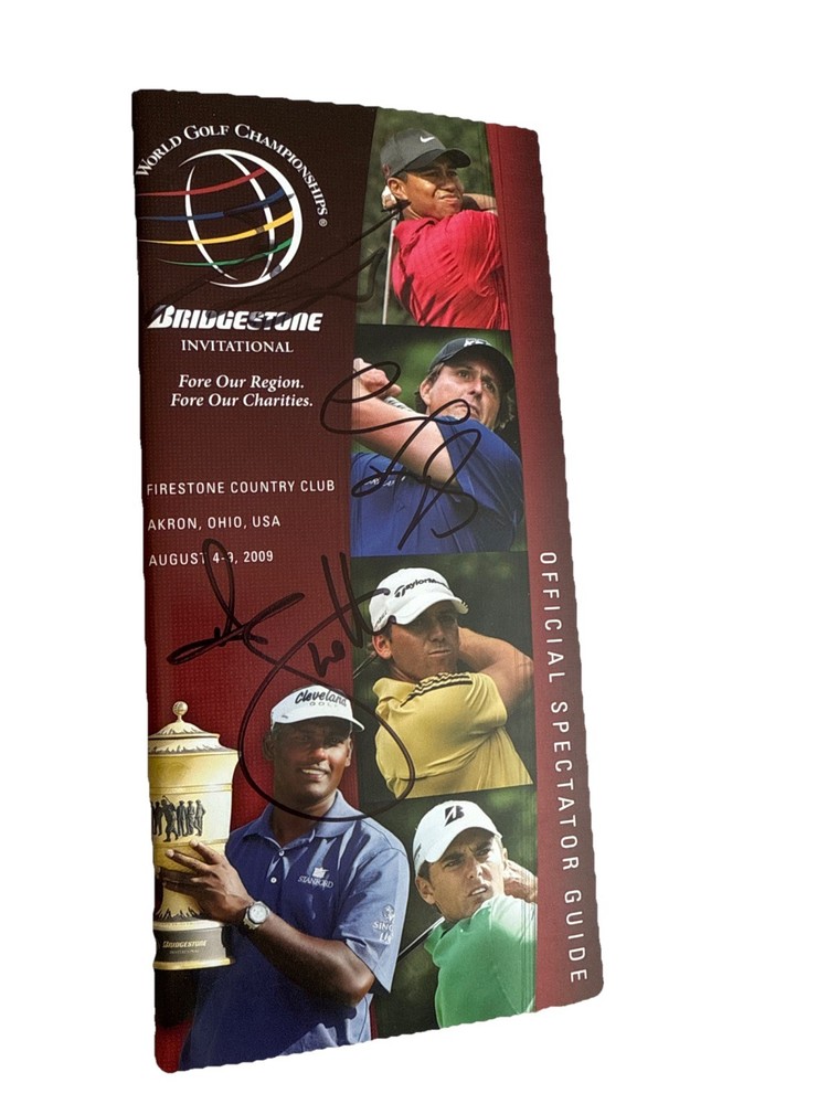 Adam Scott Autographed Spectator Guide Masters Winner