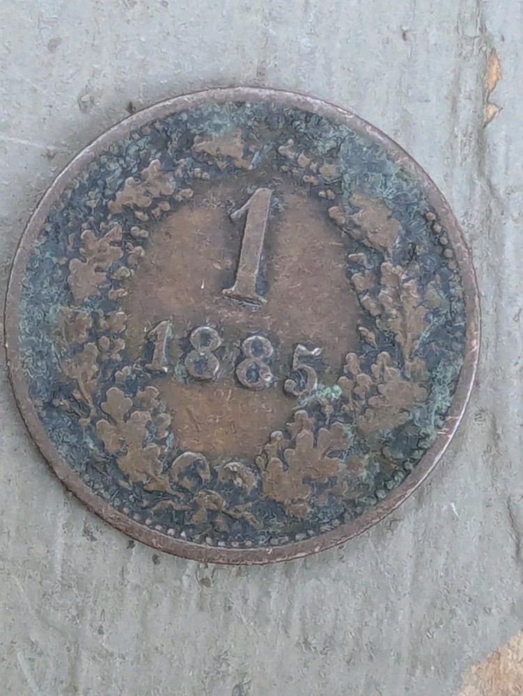 AUSTRIA 1885 1 HELLER