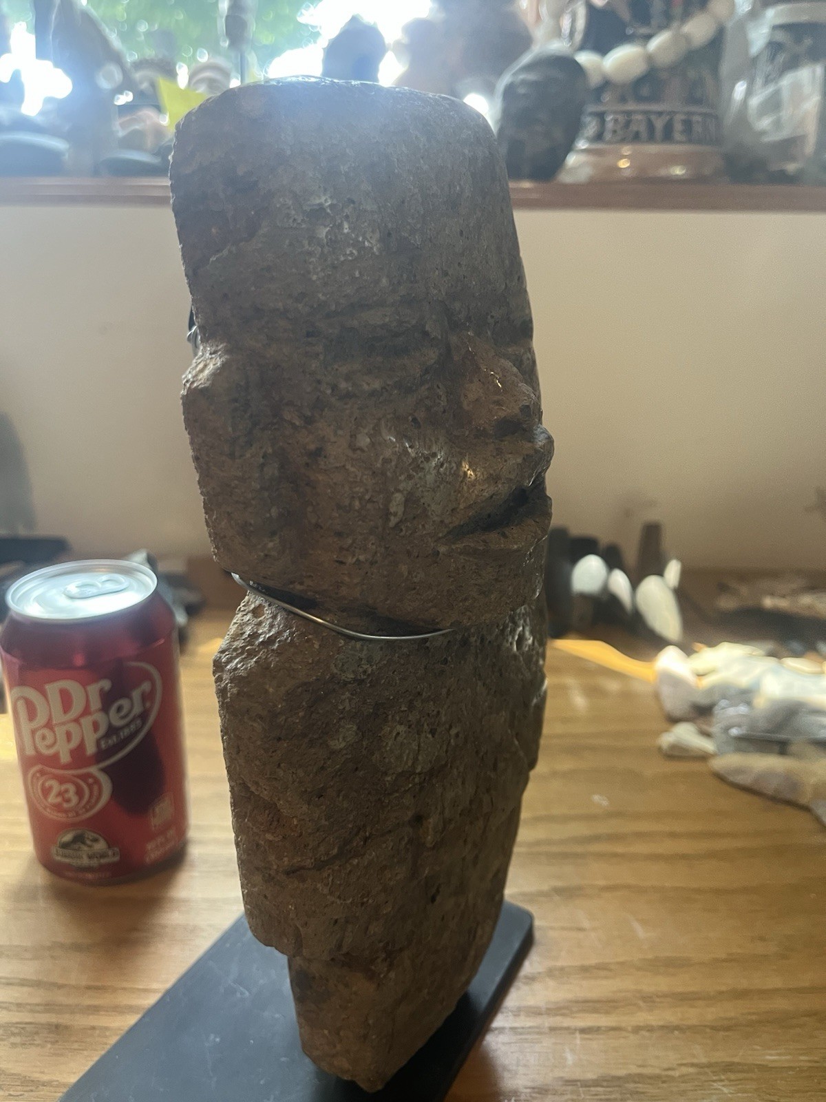 Massive Olmec 11” Stone Figure PreColumbian Ancient Artifact Teotihuacan Mayan