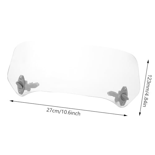 for Motorcycle Windshield Extension Clips Universal Transparent small