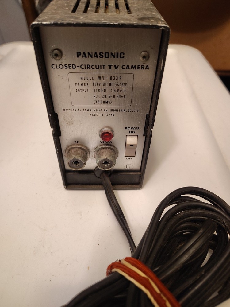 Panasonic Closed Circuit TV Camera WV-033P