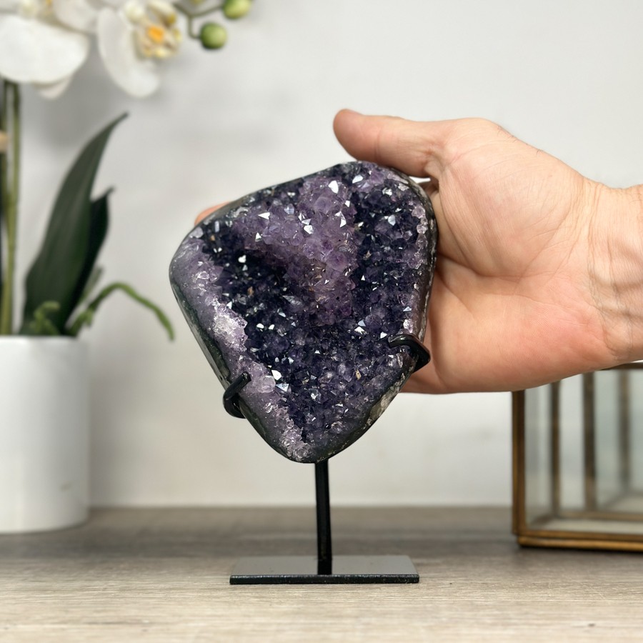 Natural Uruguayan Amethyst Crystal Cluster. MWS2198