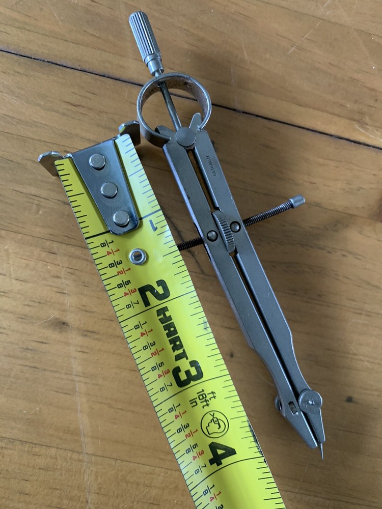 DRAFTING COMPASS Vintage- Made In GERMANY-4”!