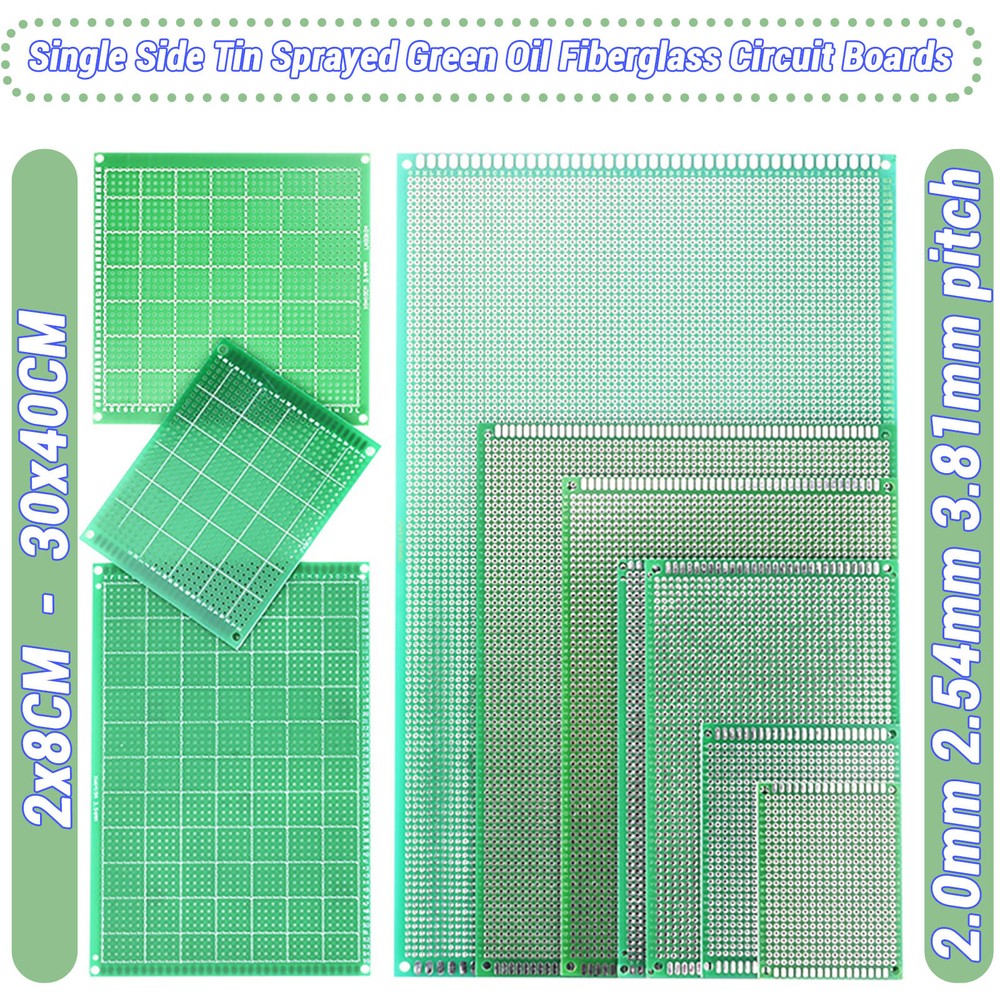Single Side Universal PCB Prototype Board Printed Circuit Protoboard DIY Solder