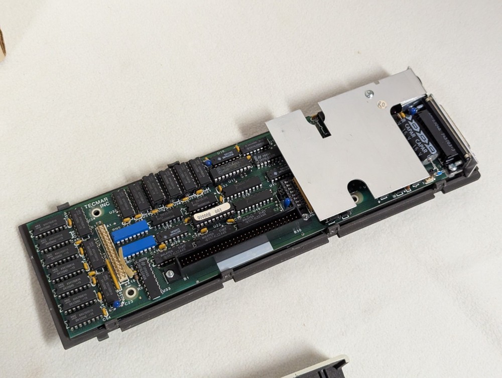 Vintage PCjr Tecmar Jr Captain NO. 22502 Memory Printer Clock ~ UNTESTED