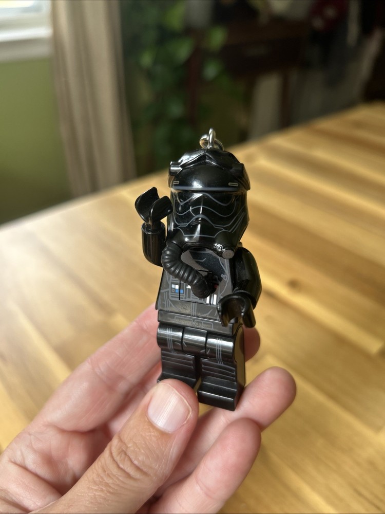 (2) LEGO® LED Key Lights - First Order Pilot, Stormtrooper - WORKS!