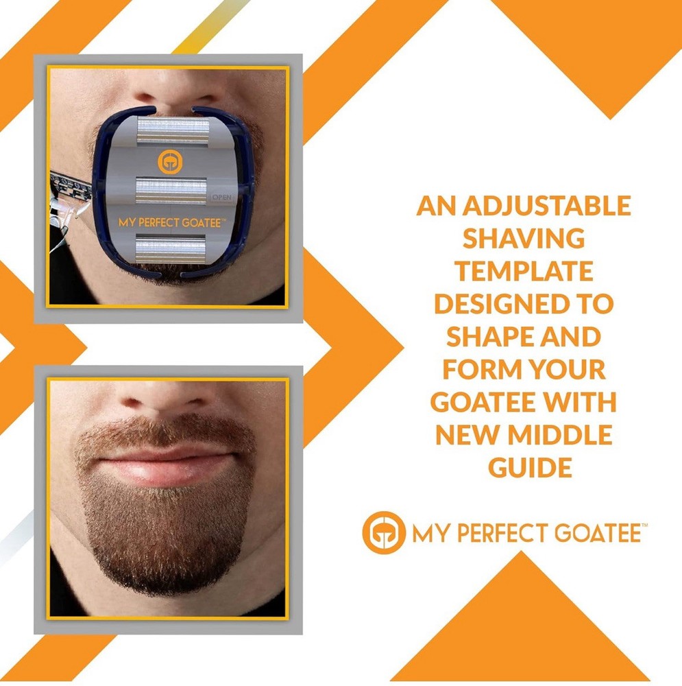 My Perfect Goatee® Shaving Template - Create a Perfectly Assorted Sizes
