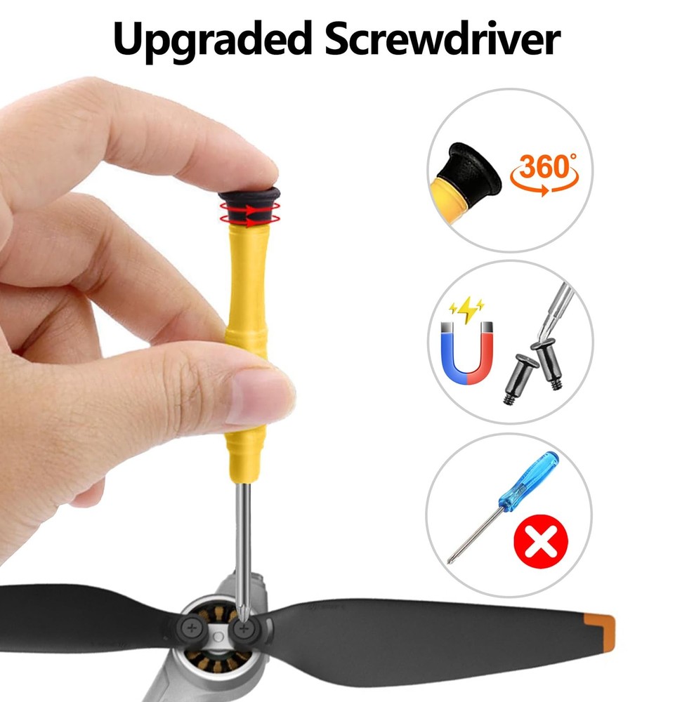 32 Pcs Propellers for DJI Mini 4 Pro & 3 Pro, Replacement Low-Noise and...