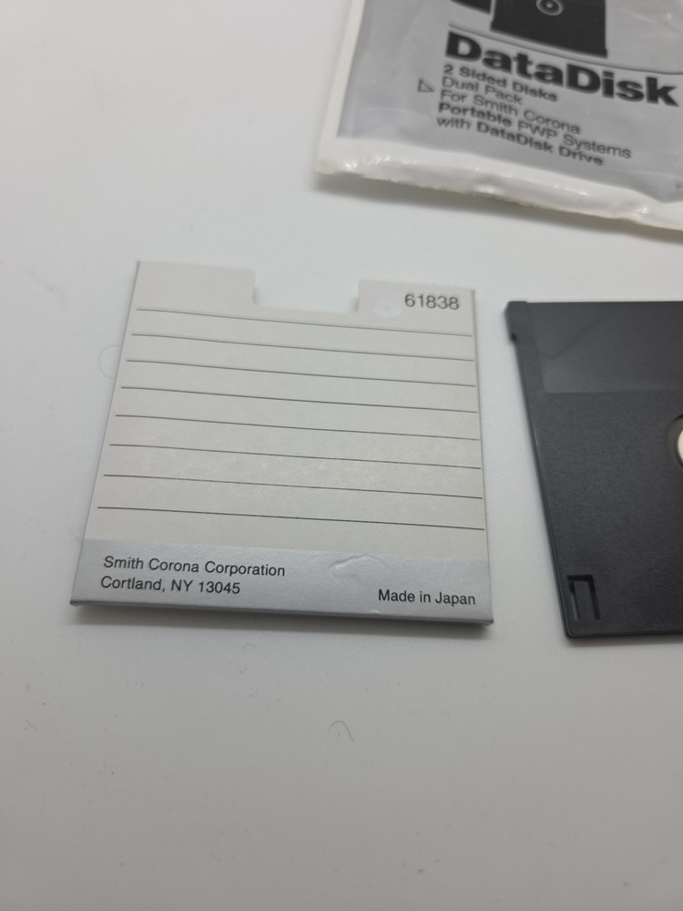 Smith Corona Portable PWP Systems DataDisk
