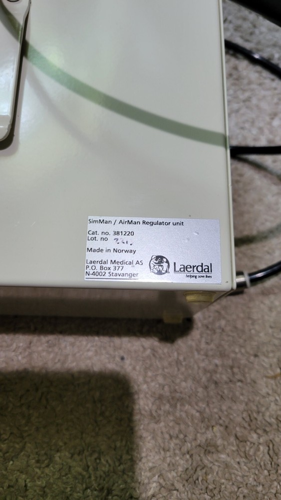 SimMan and AirMan Regulator Unit