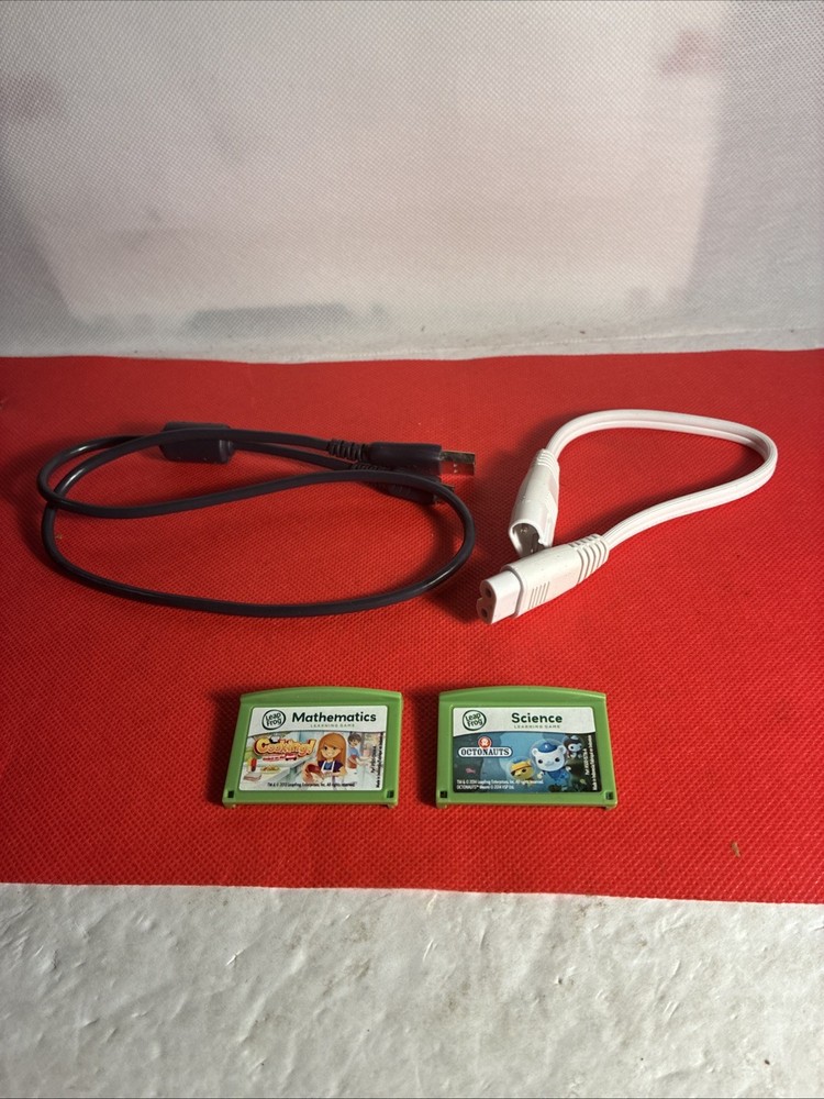 LeapFrog Leappad Learning Game 2 Mathematics Cooking!, Science Octonauts.