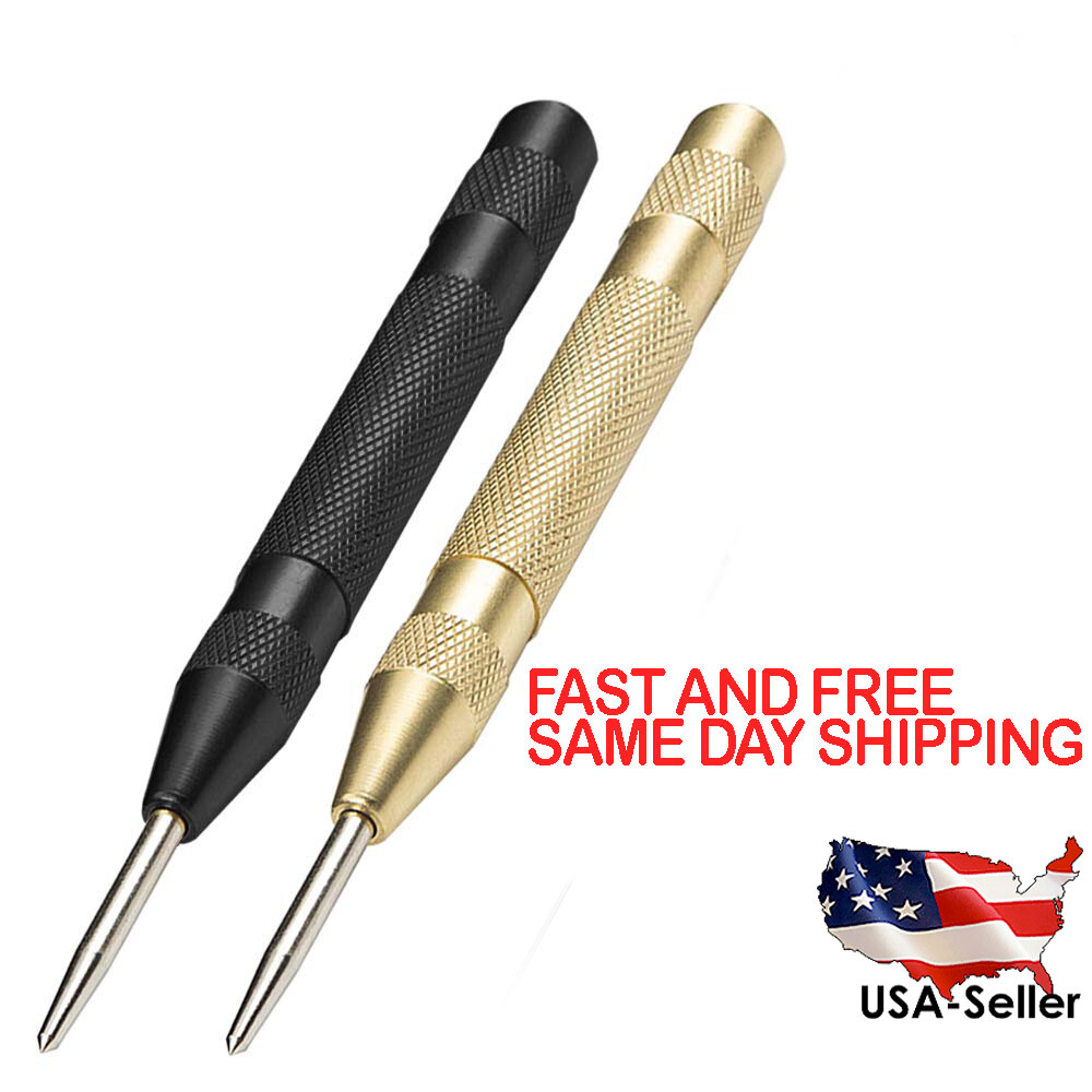 Automatic Center Punch Strikes Surface Hammer Spring Loaded Window Breaker