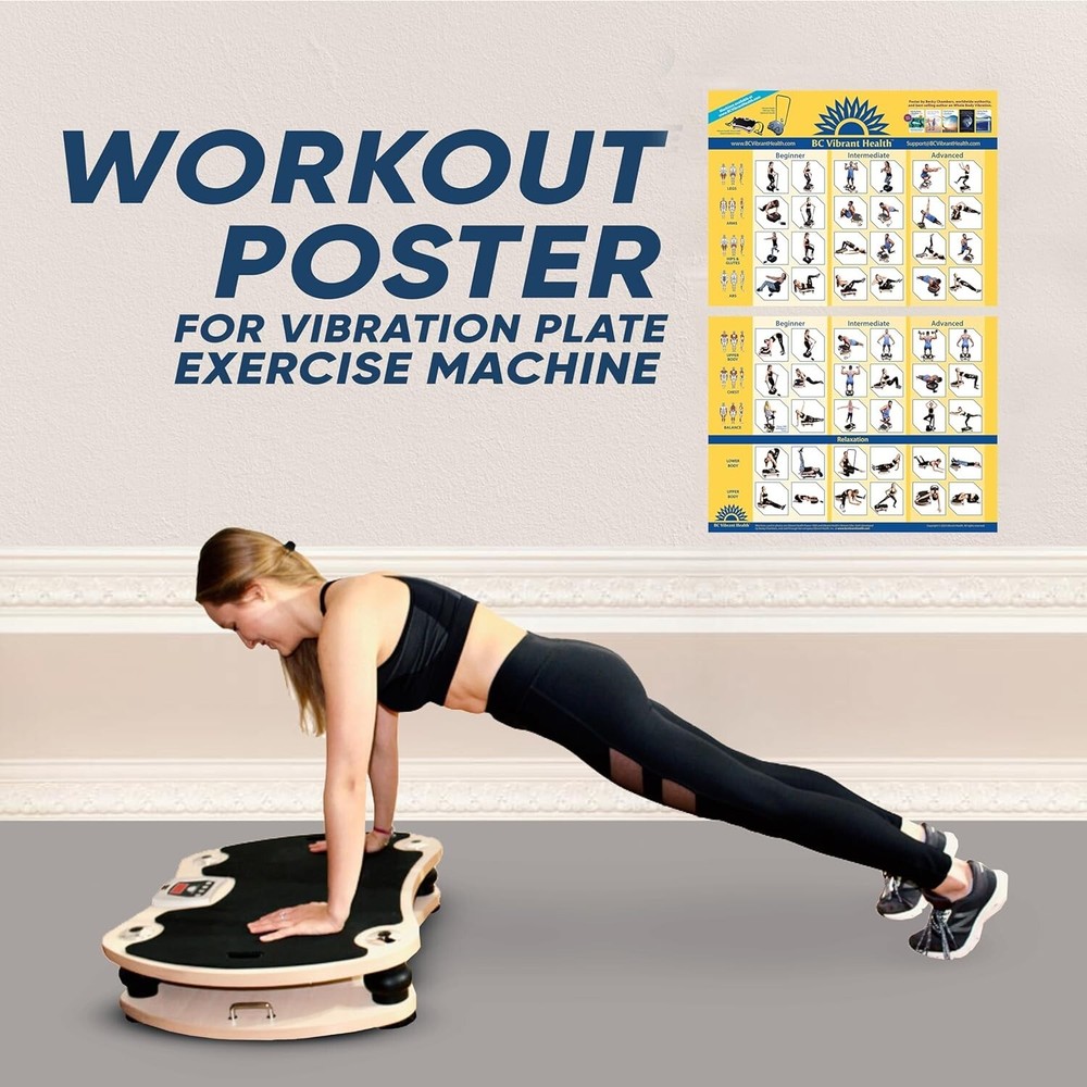 Complete Vibration Plate Exercise Guide – 54 Stretching & Massage Positions
