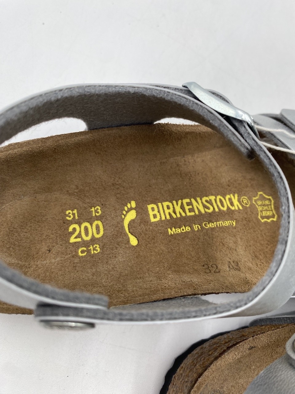 Birkenstock RIO Kids' NEW Sandals Silver US Size 13