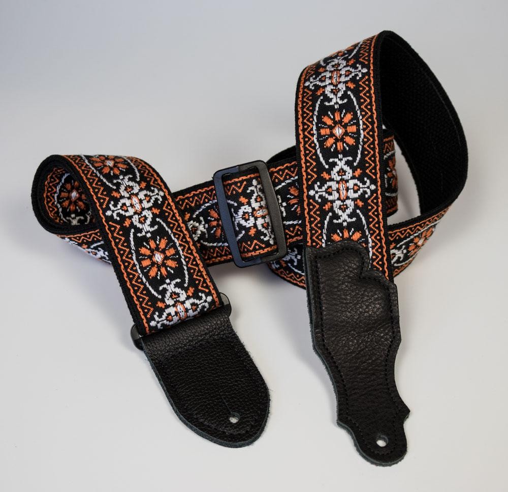 Franklin 2" Retro Folk Strap, Orange