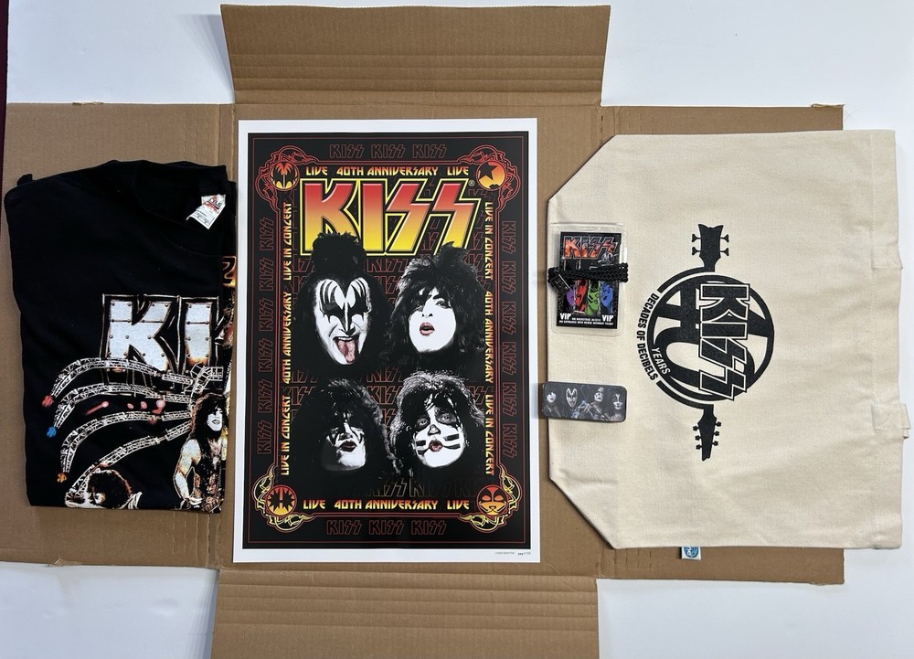 NEW KISS 40th Anniversary Live Tour VIP Package 2014 EXCLUSIVE LIMITED EDITION