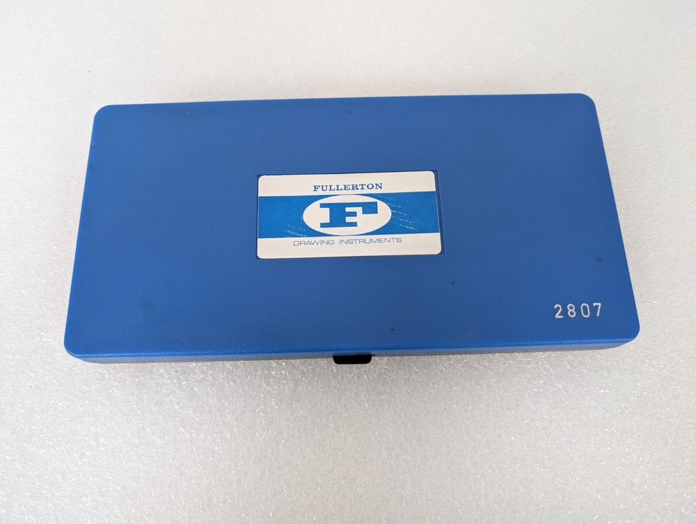 Fullerton 2807 Compass Drawing Instruments Drafting Tools Set with Case