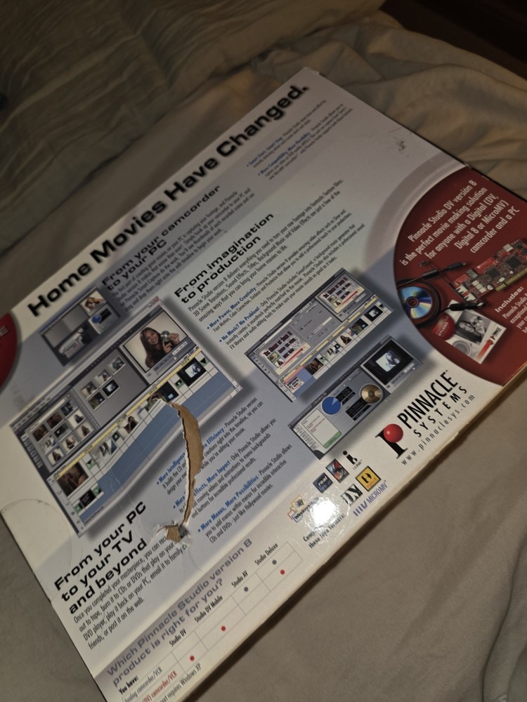 Pinnacle Studio DV Version 8 Professional Movie Making System