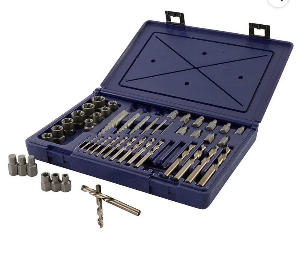 Irwin Hanson Tools USA 48pc Master Extractor And Left Hand Drill Set