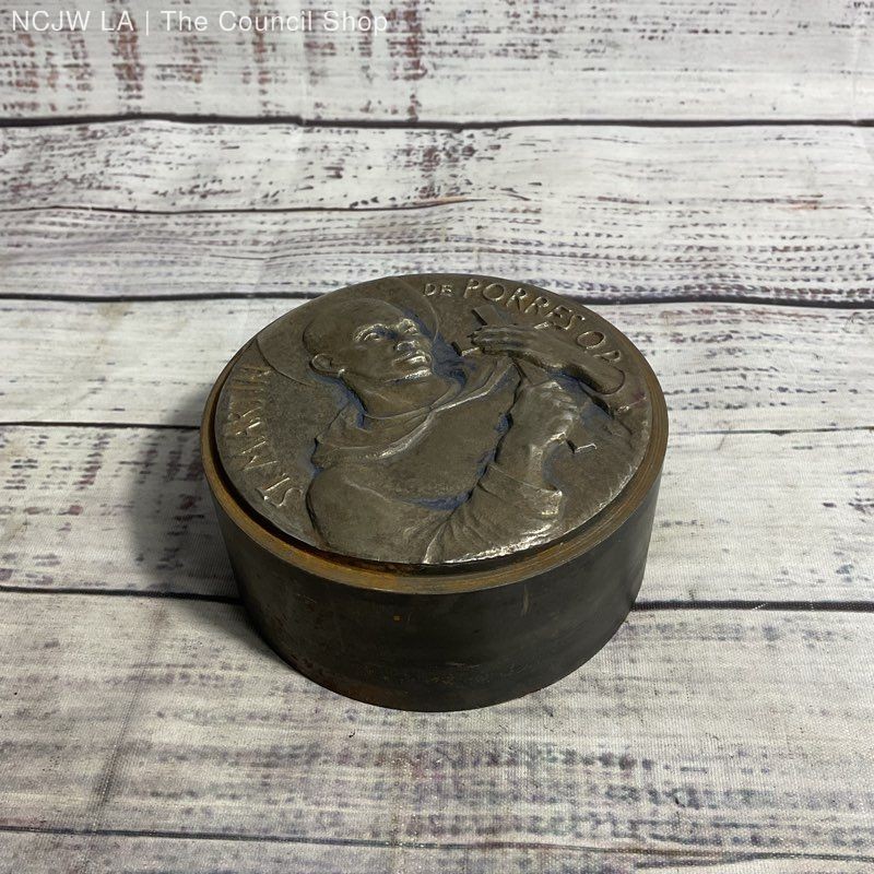 Antique St. Martin De Porres Canonization Medal Casting Mold