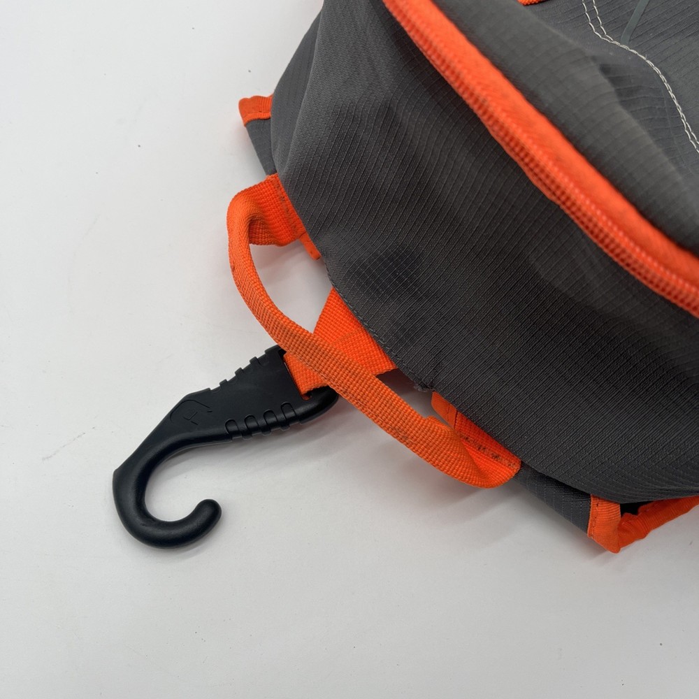 Demarini Baseball Backpack Orange Gray Zip Straps Adjustable Bag Read!