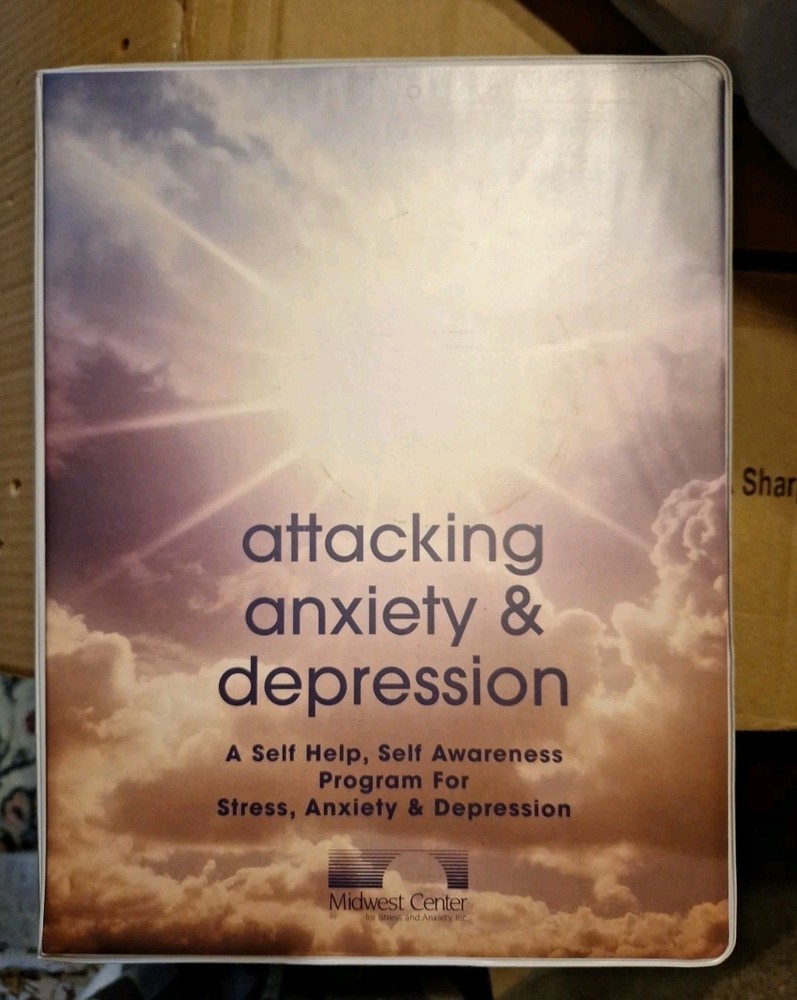 2002 Attacking Anxiety & Depression 16 Cassettes And Booklets Kit