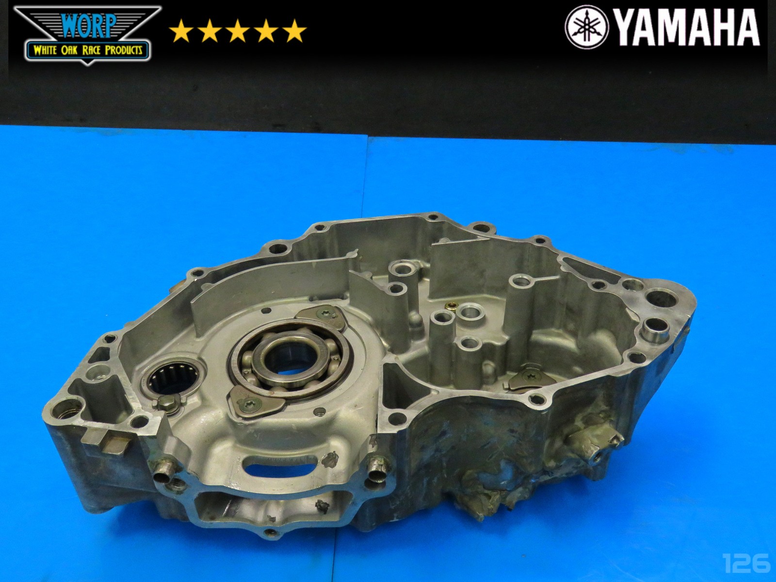 2004 YAMAHA YFZ450 LEFT SIDE CRANKCASE CRANK CASE BOTTOM END ~ GENUINE OEM 04-05