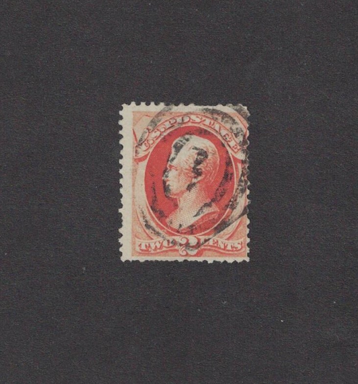 Scott 183 - Jackson 2 Cent. Single. Used.     #02 183g