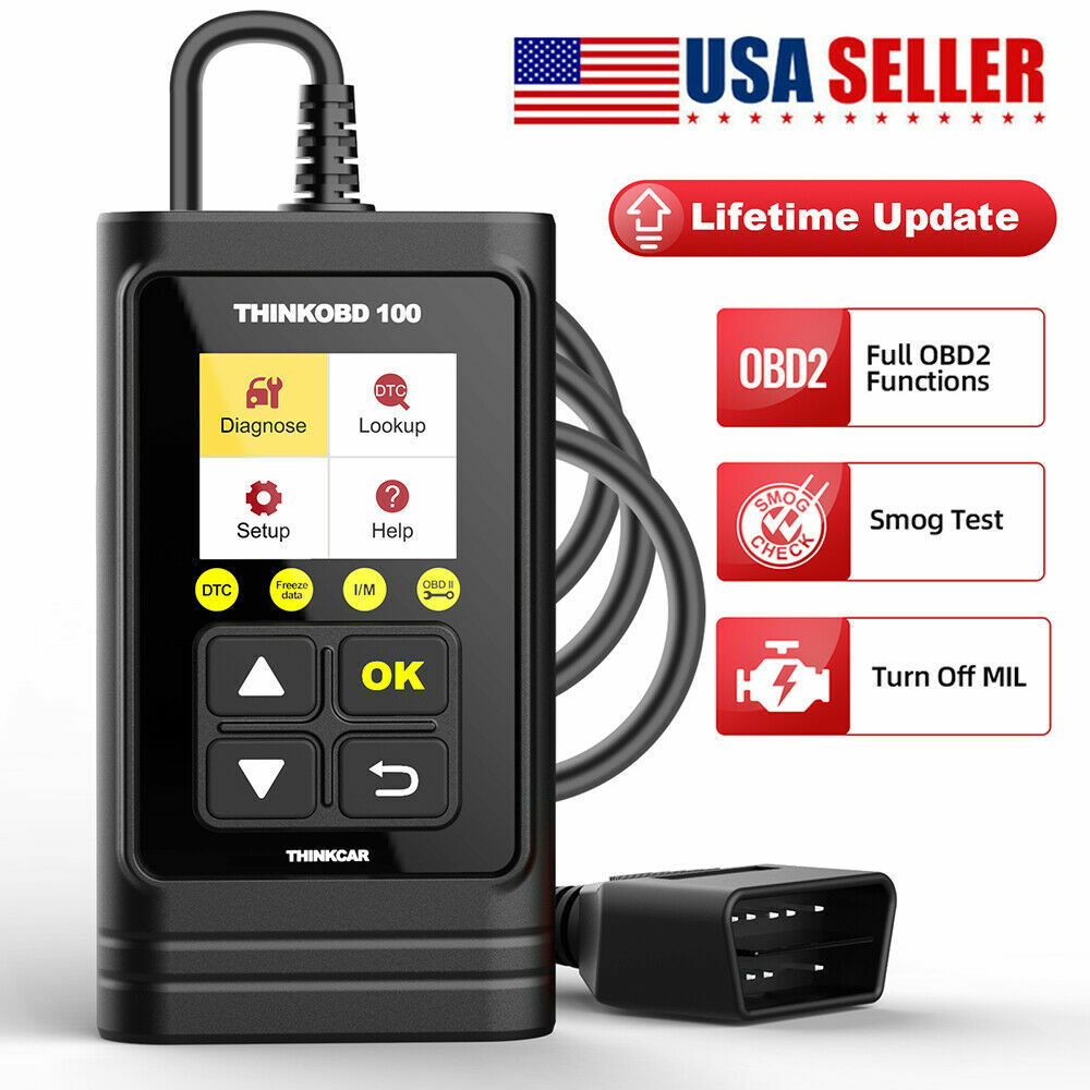 2024 ThinkOBD 100 OBD2 Scanner Car Engine Fault Code Reader Diagnostic Scan Tool