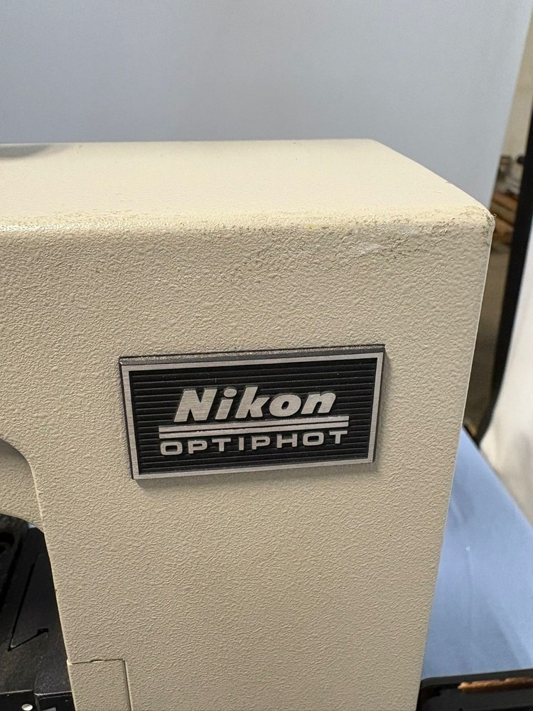 Nikon Optiphot Trinocular Microscope w/ UFX-II Camera Controller & Accessories