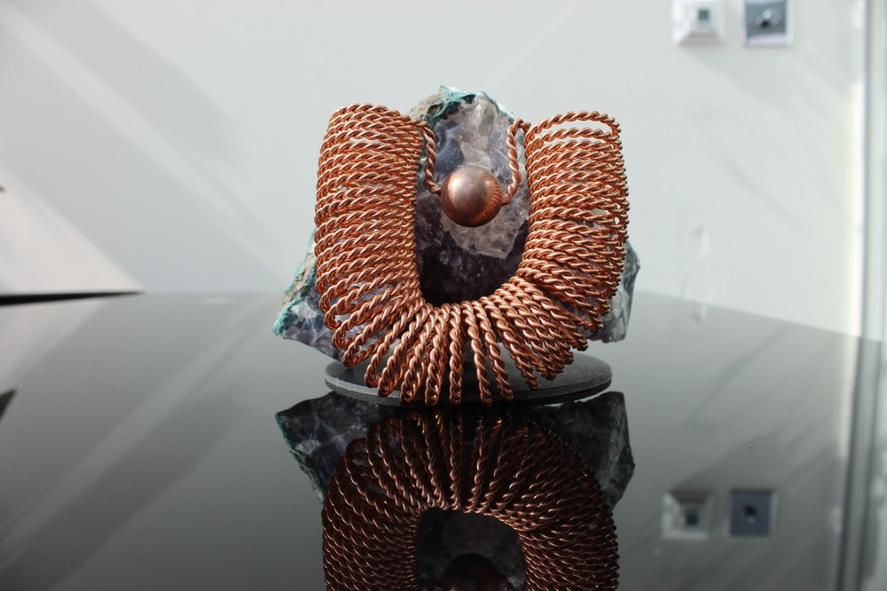 Feedback Loop Tensor Ring Sacred Cubit Bionized Copper EMF 5G Practitioner Tool