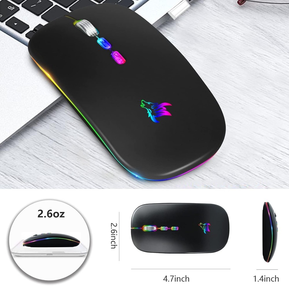 Rechargeable Silent Wireless Mouse