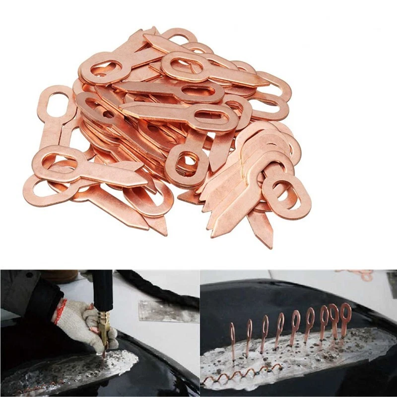 100x Dent Puller Ring For Spot Welding Welder Car Body Panel Pulling Washer Tool