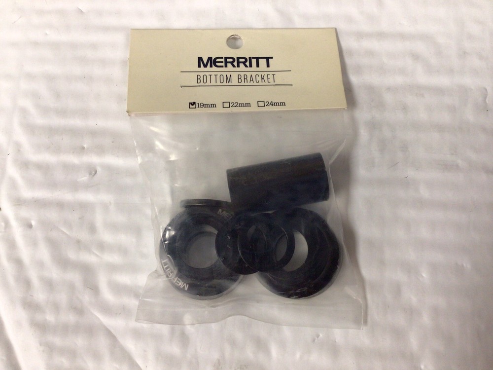 Merritt Mid Bottom Bracket 19mm Black