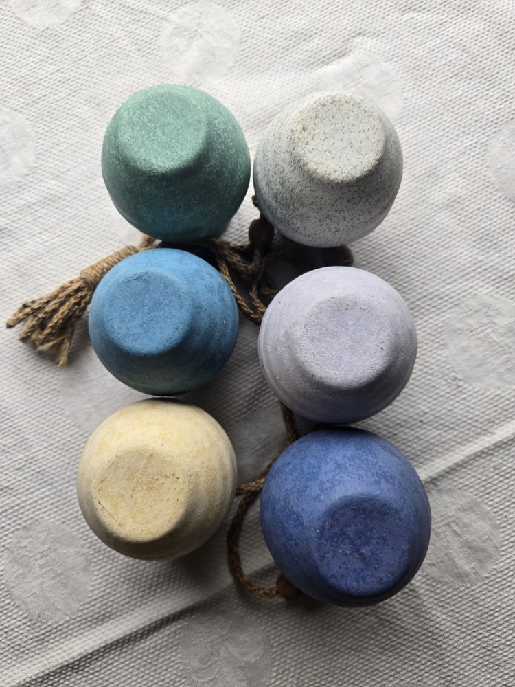 Miniature Hanging Clay Pots